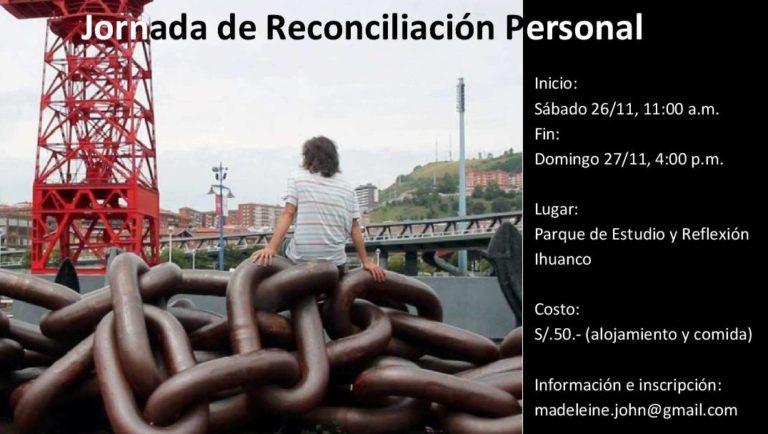 LA RECONCILIACIÓN, personal y social.