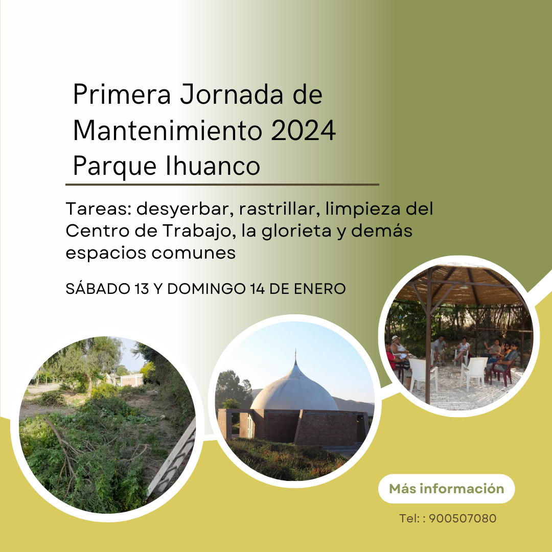 Jornadas de Mantenimiento del Parque de Estudio y Reflexión Ihuanco