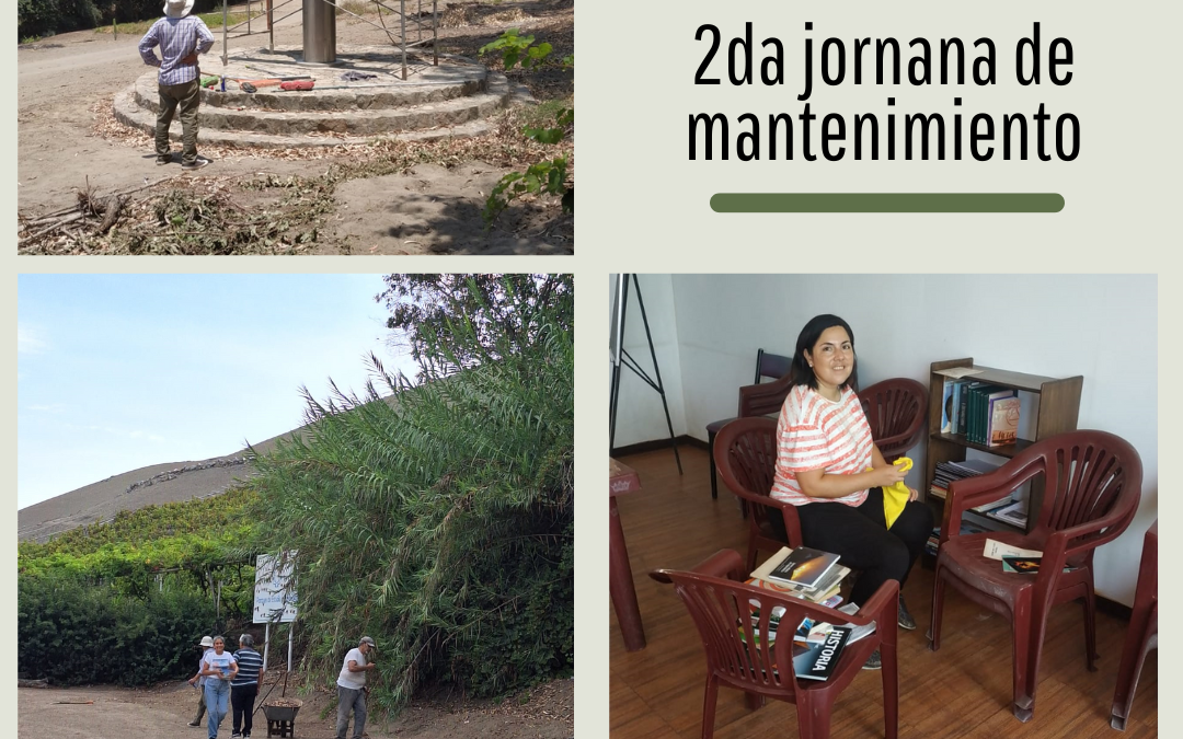Culmina la segunda jornada de mantenimiento en nuestro querido Parque de Estudio y Reflexión Ihuanco