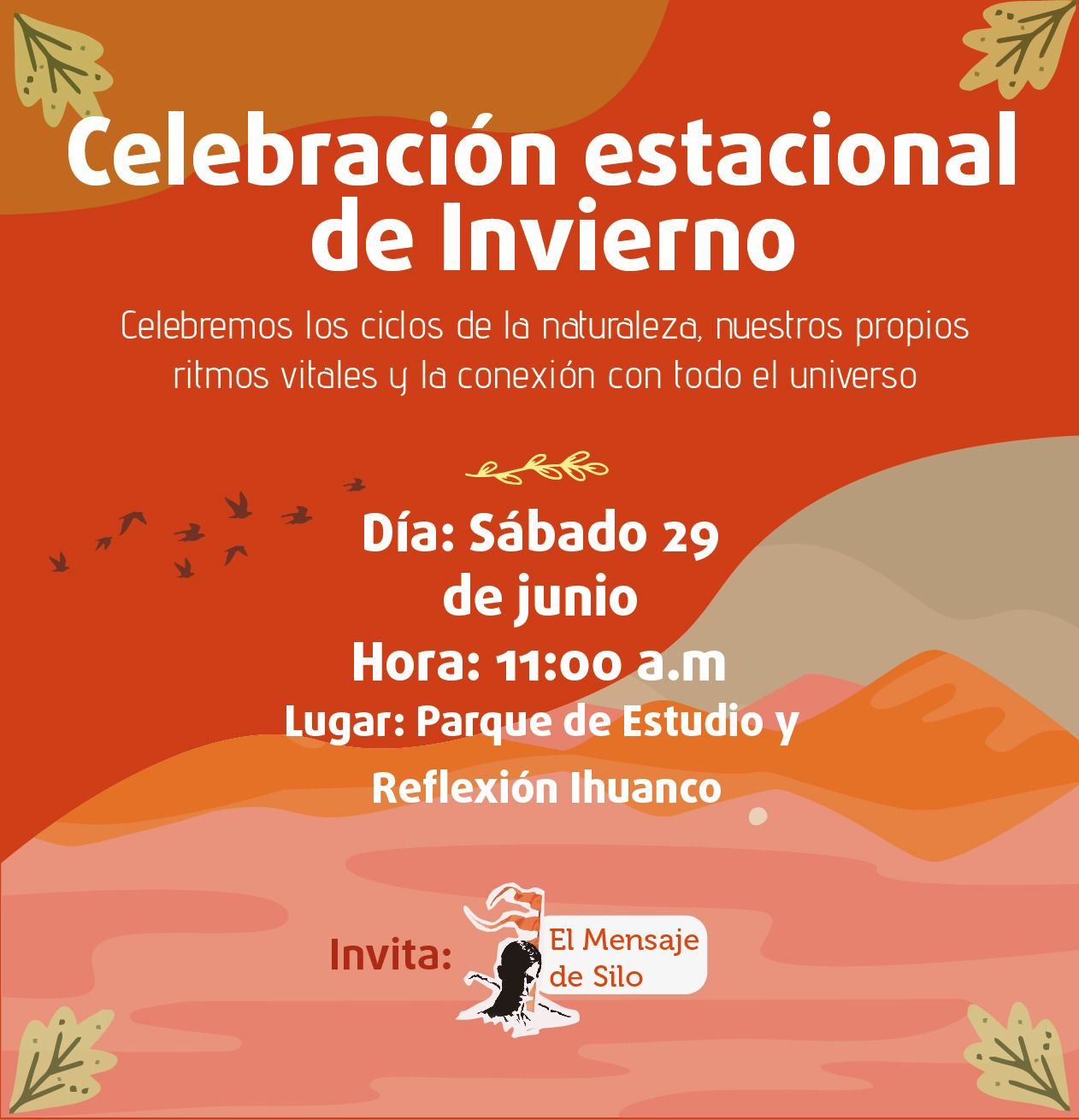 Celebramos la Estacional de invierno en el Parque de Estudio y Reflexión Ihuanco