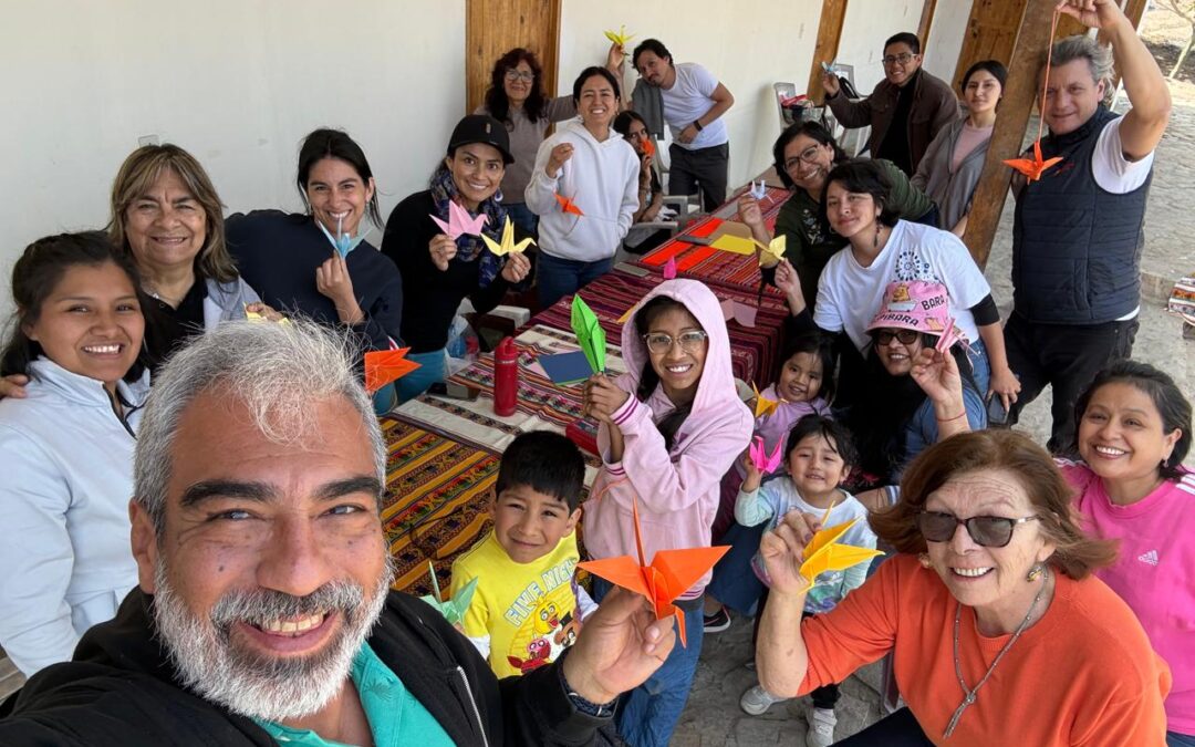 Celebrando la estacional de primavera en nuestro Parque de Estudio y Reflexión Ihuanco