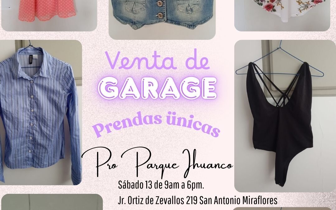 Venta de Garage ¡Pro Parque Ihuanco!