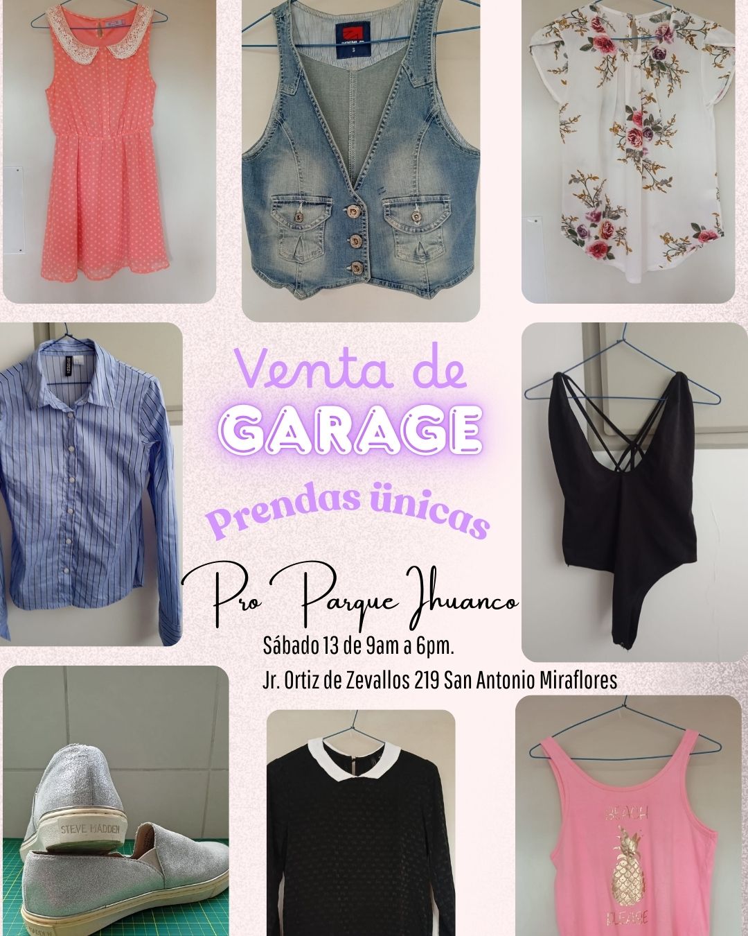 Venta de Garage ¡Pro Parque Ihuanco!